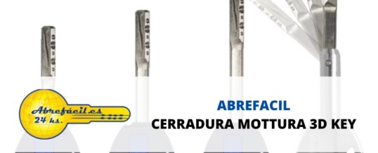 Cerradura Mottura 3D Key. Todo lo que debes saber.